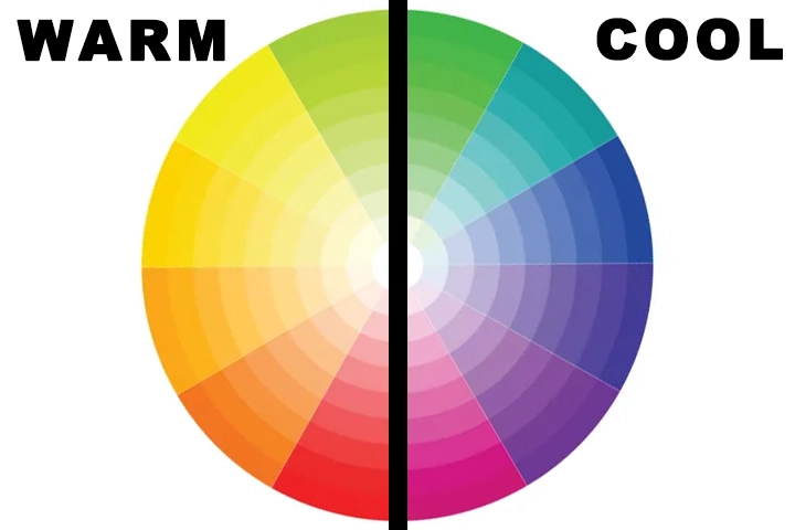 Color Wheel Warm Cool Example