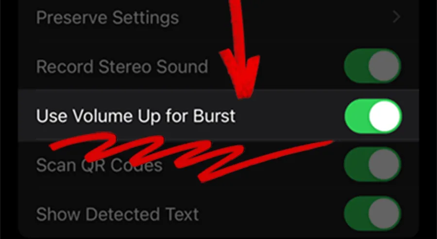 Burst Mode Iphone