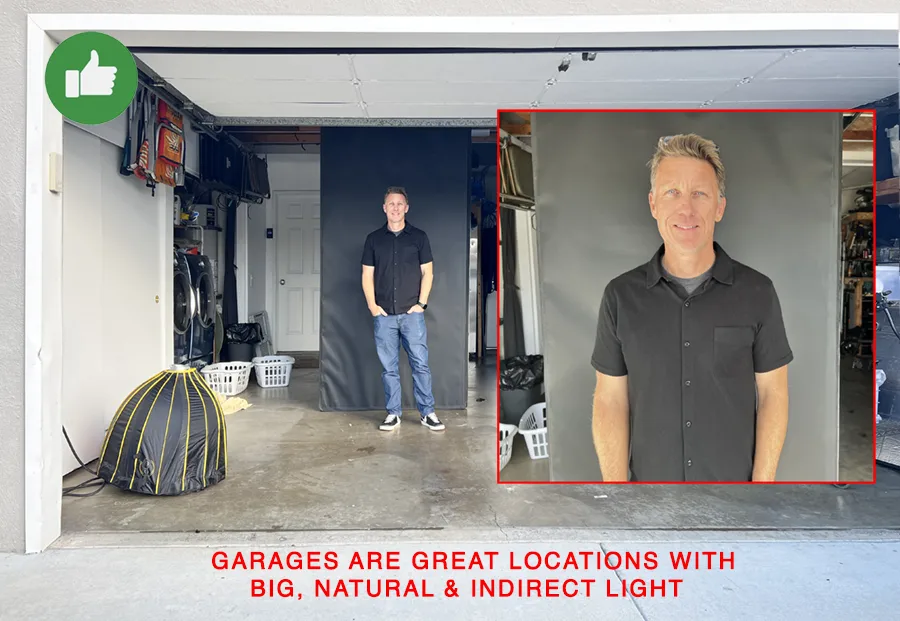 Garages Location For Headshots At Home