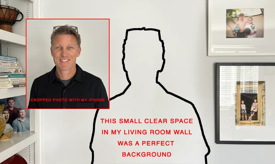 Indoor Headshot Background Example