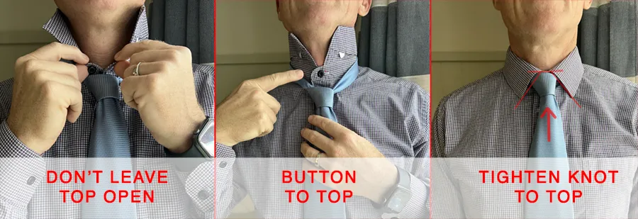 Mens Collar Necktie Example