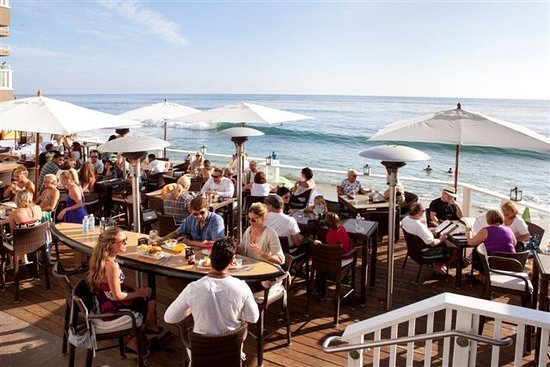 The Deck in Laguna Beach with people dining