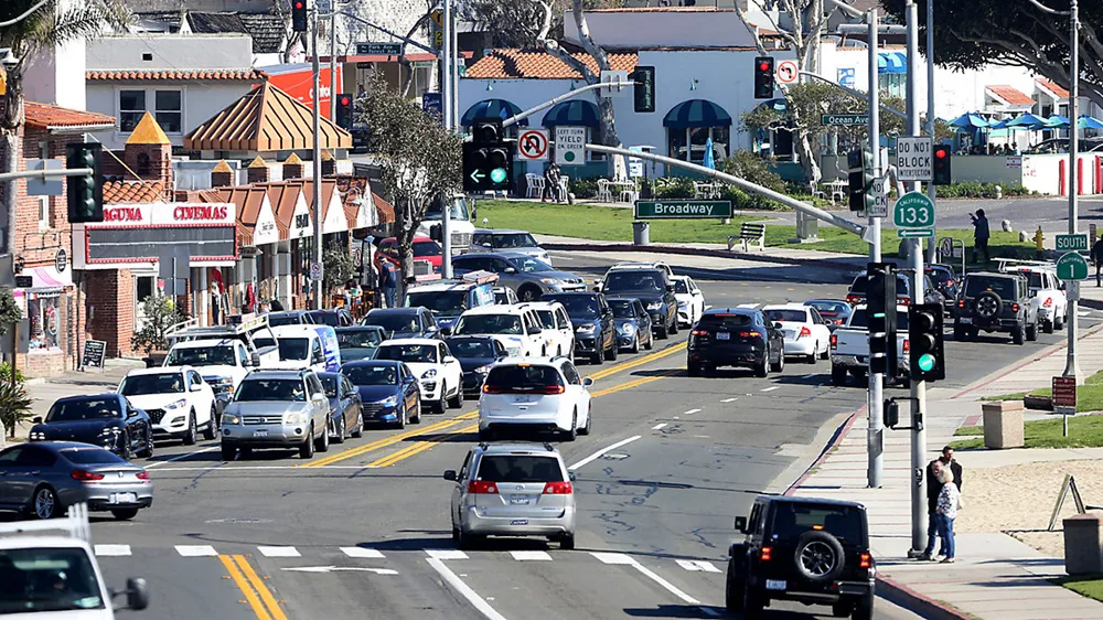 Traffic In Laguna Beach